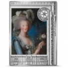 Marie Antoinette with a Rose argint