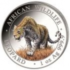 Leopard Silver Coloured coin 2023