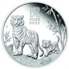 Moneda de argint Year of the Tiger lunar 1/2 oz  - la comanda