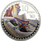 Parque Guell moneda argint