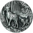 Moneda de argint Lunar Tiger 2 oz 