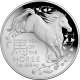 Moneda argint Lunar Horse 1oz Dome Shaped
 Cod produs: 913