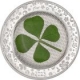 Moneda de argint cu trifoi cu patru foi natural
 Cod produs: 603