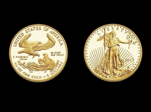 Moneda aur 1/10 oz American Eagle - la comanda