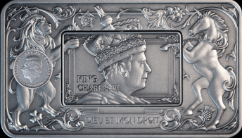 Royal Portraits Antik Finish   moneda argint 