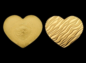 Moneda de aur Little treasure - Heart