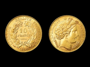 Moneda de aur 10 Franci - la comanda