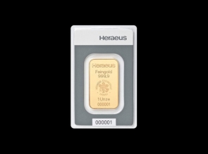 Lingou de aur  1 oz Heraeus