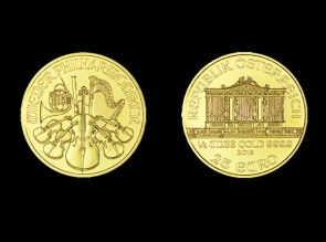 Moneda de aur 1/4 oz Philharmoniker 