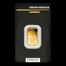 Lingou de aur 5 grame Argor Heraeus 