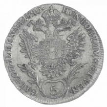 5 Kreuzer 1820 Wien