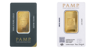 Lingou de aur 1 oz Pamp - plata doar cu card online sau ordin de plata, livrare dupa 05.04.2026