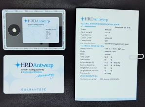 Diamant 0.52 ct, VS1, W(H)