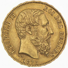 Moneda aur 20 Franci Belgia - la comanda