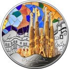 Moneda argint The Colourful World of Gaudi II