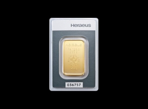 Lingou de aur 20 grame Heraeus
