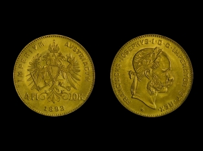 Moneda de aur 4 Guldeni - la comanda