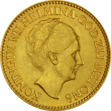 Moneda aur 10 Guldeni Netherland - la comanda