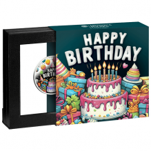 Moneda argint Happy Birthday! Cameroon 2026