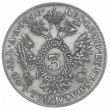 3 Kreuzer 1846 Wien
