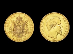 Moneda de aur 50 Franci - la comanda