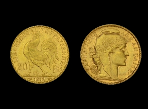 Moneda de aur Franta 20 Franci - ani diversi