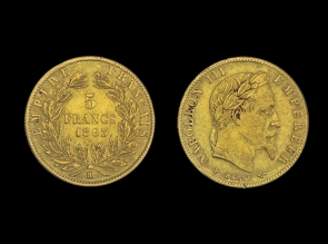 Moneda de aur 5 Franci - la comanda