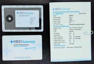 Diamant 0.41 ct, VS1, W(H)