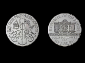 Moneda de platina Austria Philharmoniker 1 oz  - la comanda
