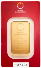 Lingou de aur 20 grame Munze Osterreich - la comanda