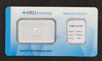 Diamant 0.56 ct, VS2, STW(J)