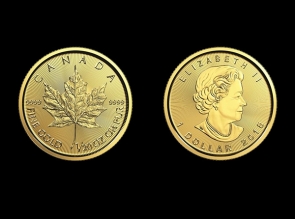 Moneda de aur 1/20 oz Maple Leaf 
