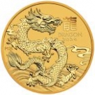 Moneda aur 1/2oz Dragon