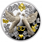 Moneda argint Wedding Doves – la comanda