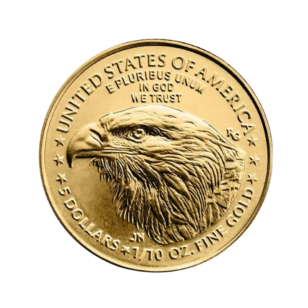 1/10 uncie Moneda de Aur American Eagle - imagine 2