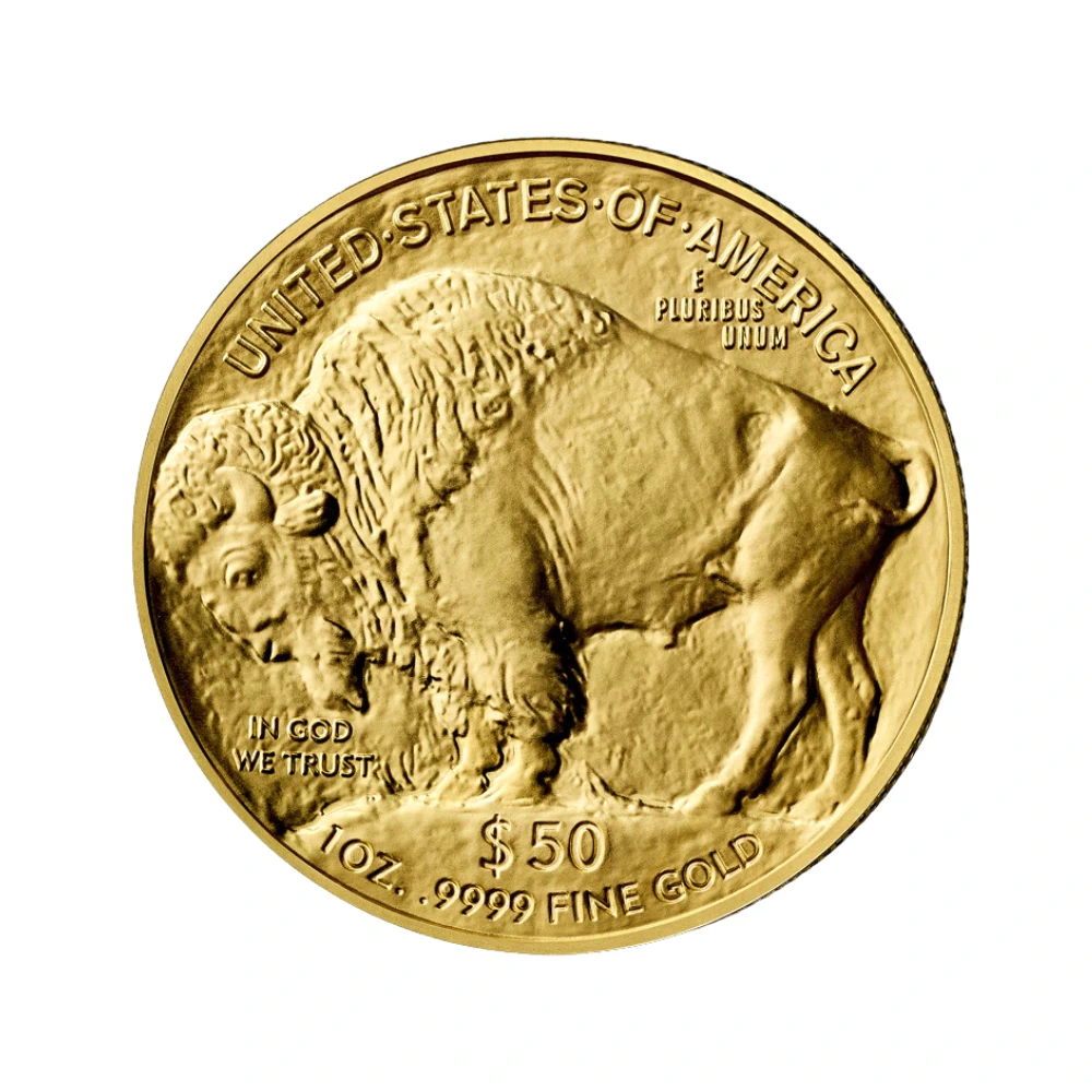 1 uncie Moneda de Aur American Buffalo - imagine 2