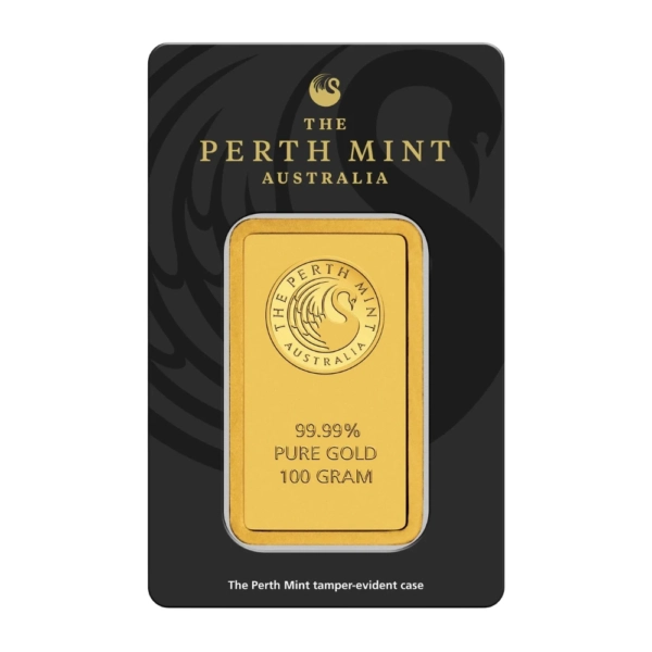 100 g Lingou de Aur Kangaroo The Perth Mint