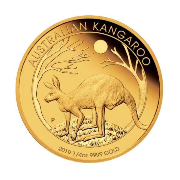 1/4 uncie Moneda de Aur Kangaroo