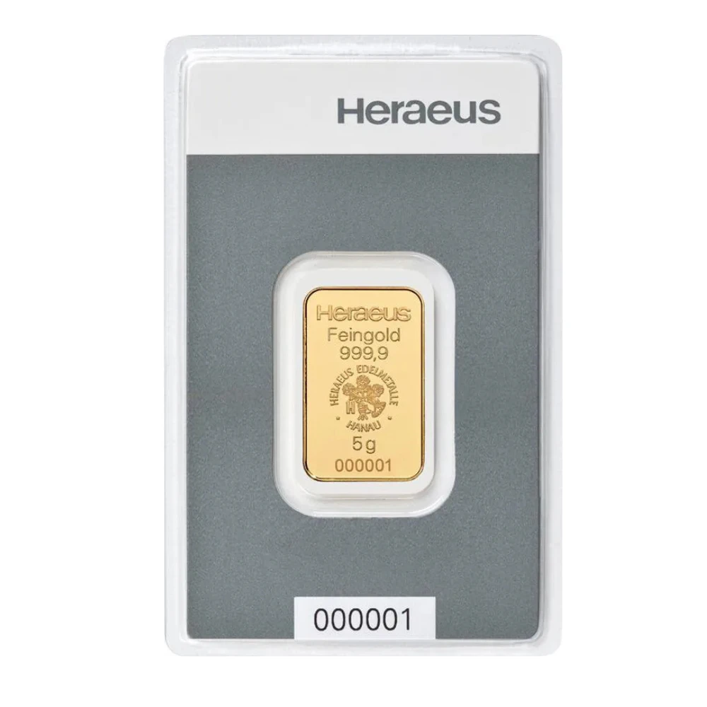 5 g Lingou de Aur Heraeus - imagine 2