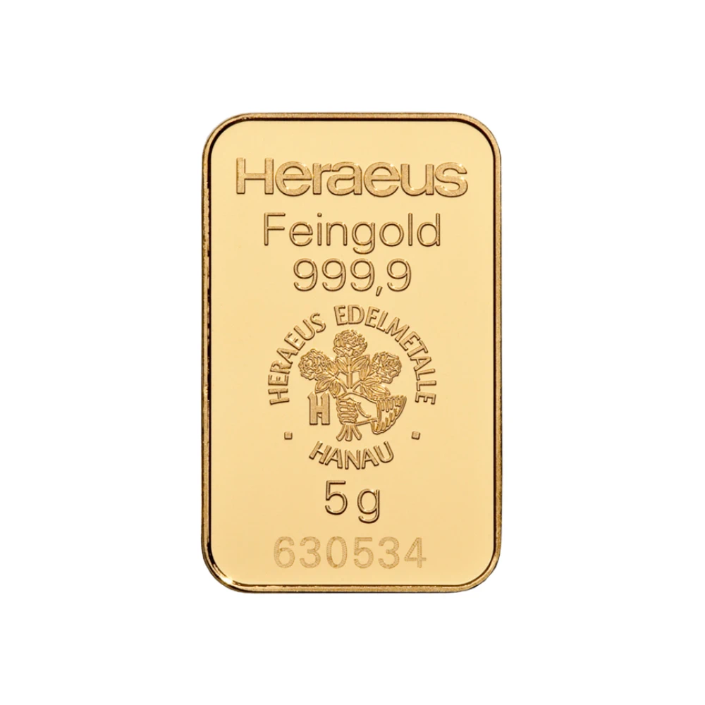 5 g Lingou de Aur Heraeus
