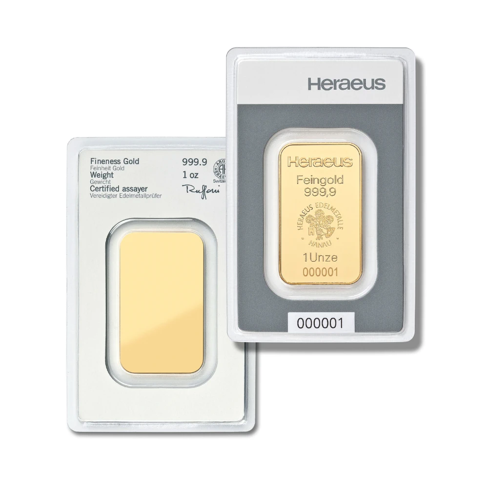 1 uncie Lingou de Aur Heraeus - imagine 4