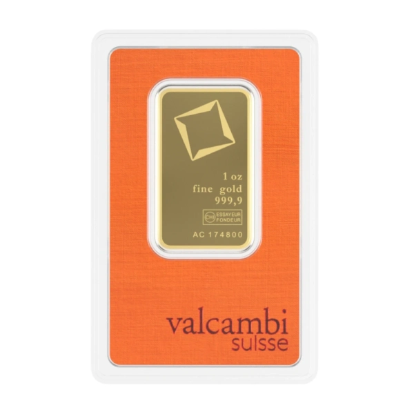 1 uncie Lingou de Aur Valcambi Suisse