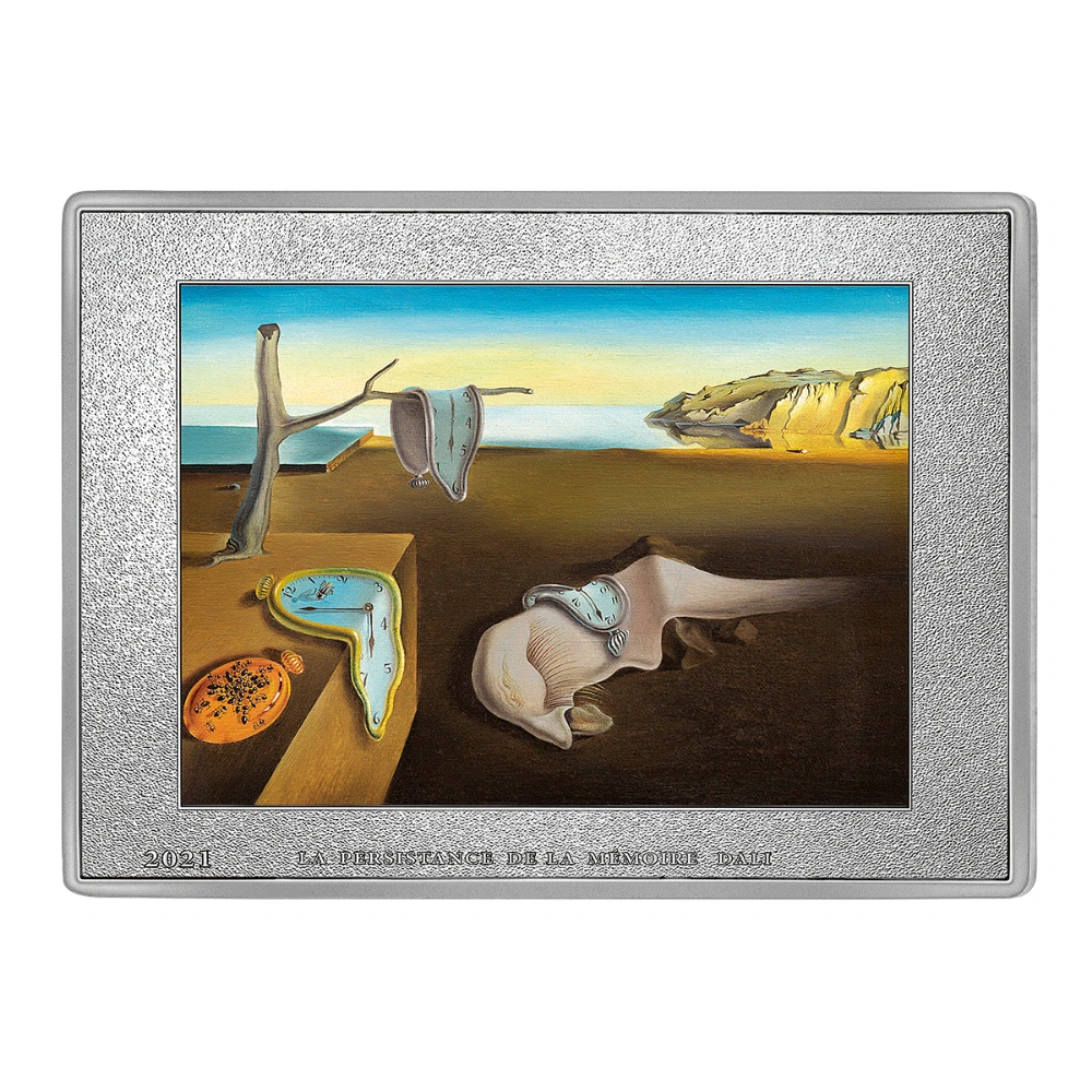 2 x 500g Set Monede de Argint Salvador Dalí - imagine 3