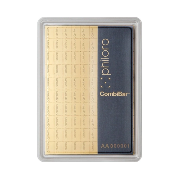 100 x 1 g Lingou de Aur CombiBar Philoro