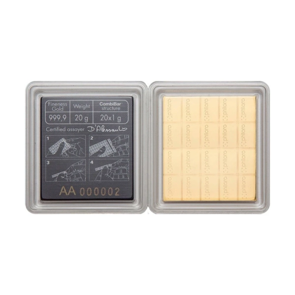 20 x 1 g Lingou de Aur CombiBar Philoro