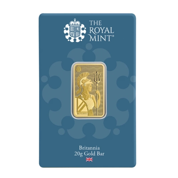 20 g Lingou de Aur Britannia The Royal Mint