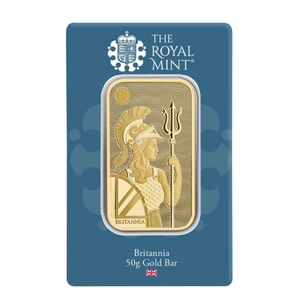 50 g Lingou de Aur Britannia The Royal Mint