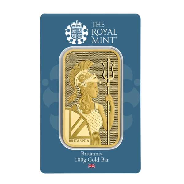 100 g Lingou de Aur Britannia The Royal Mint