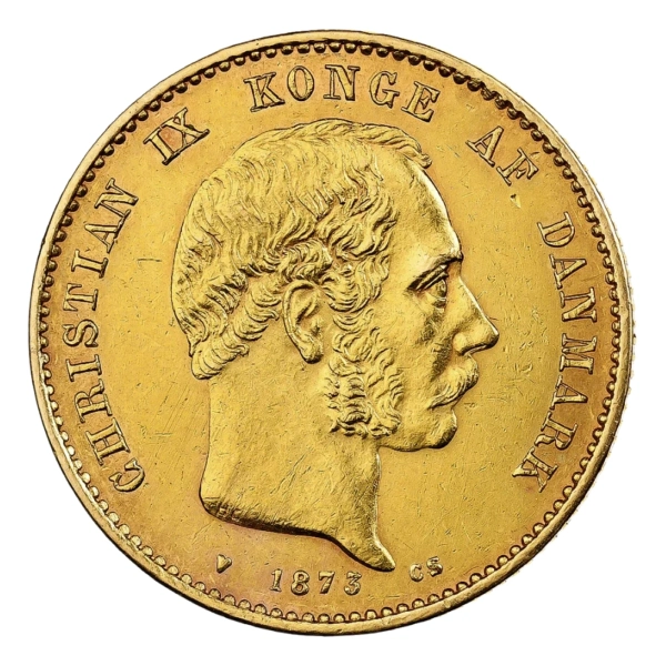 Moneda de Aur 20 Kroner Danemarca Christian IX