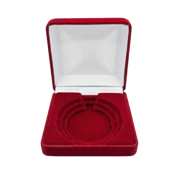 Cutie pentru moneda cu 3 diametre visinie